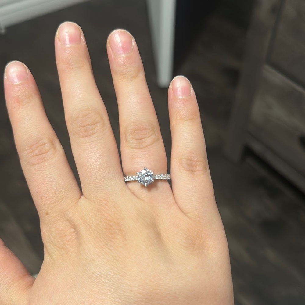 Timeless Silver Solitaire Ring